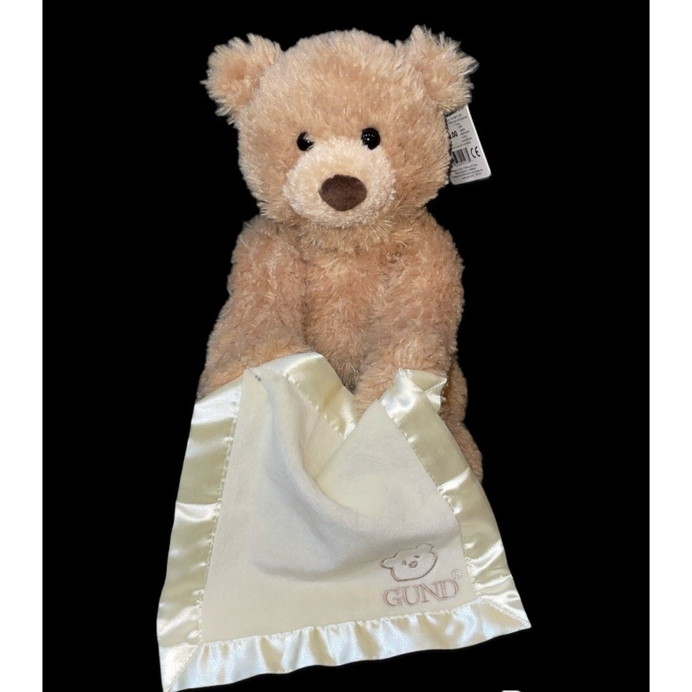 GUND 320193 Peek-A-Boo Teddy Bear Animated Stuffed Animal Plush Soft Tan Soft